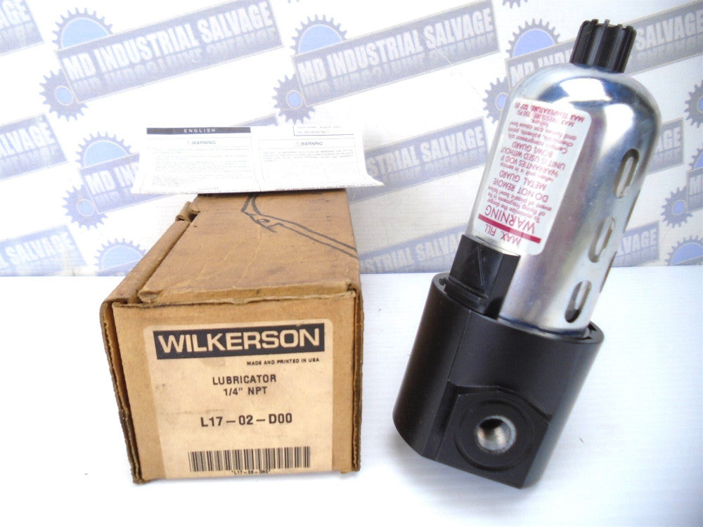 WILKERSON - L17-02-D00 - 1/4" FNPT - L17 ATOMIST LUBRICATOR - (NOS in THE BOX)
