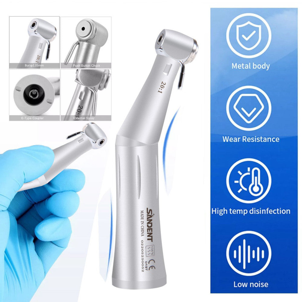 NSK Style Dental 20:1 Reduction Implant Surgical Fiber Contra Angle Handpiece