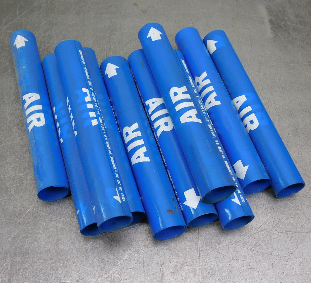 Brady 47393 Snap-On Pipe Marker Size B  Fits O.D 1-1/2" - 2-3/8" Lot of Ten (10)