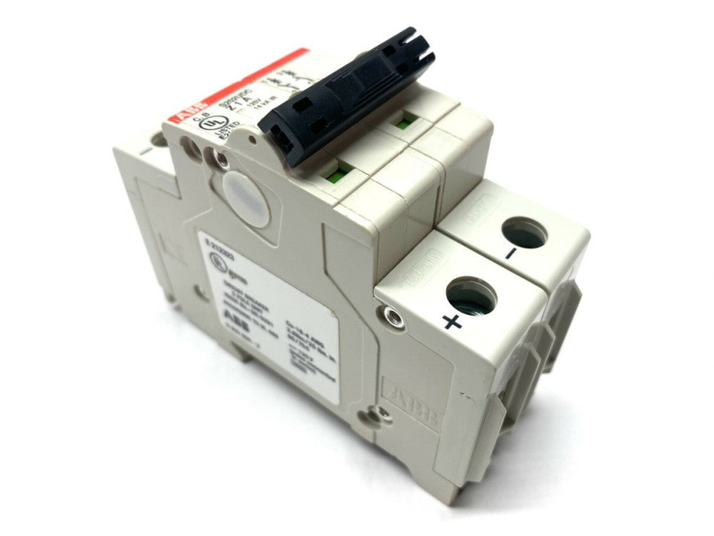 ABB S202UDC-Z1A Miniature Circuit Breaker 2P Z 1A 125V 14kA IR 2 Pole