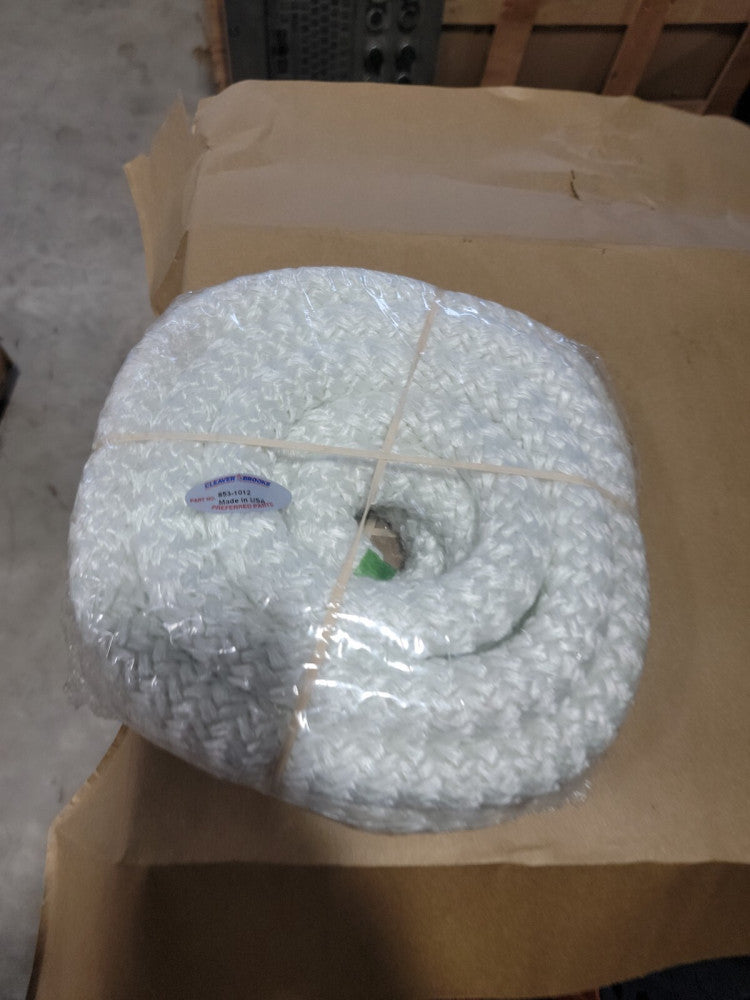 CLEAVER BROOKS OEM FIBER ROPE PN 853-1012 16'FT X 1" BNIP