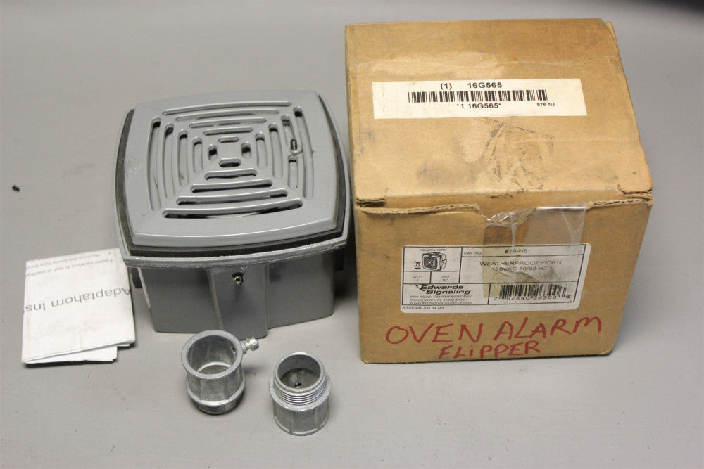 NEW EDWARDS WEATHERPROOF HORN 120VAC 876-N5