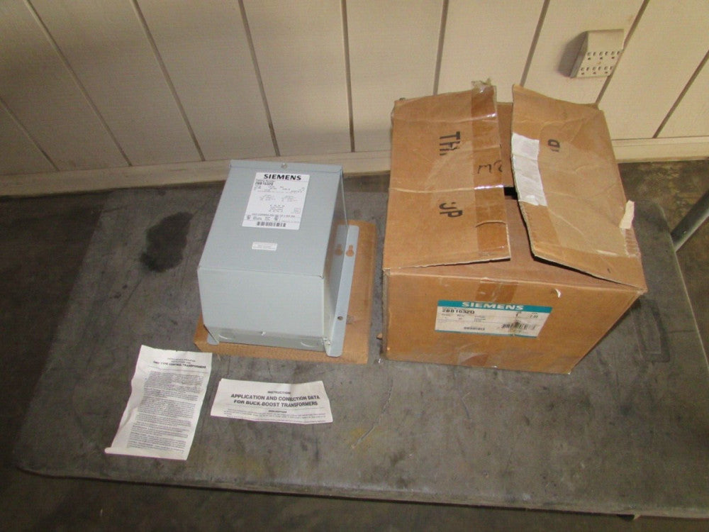 SIEMENS 2BB1632Q ,2 kVA Buck-Boost TRANSFORMER,1ph* PRI-120/240V*SEC-16/32V,NIB!