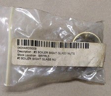 #3 BOILER SIGHT GLASS NUT D30.1