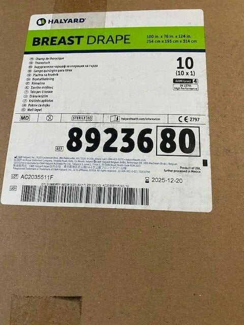 (Case of 10) Halyard Health - 89236 - Breast Drape, Exp 03/2026