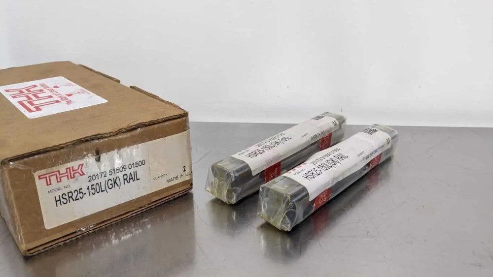 2 Pack THK HSR25-150L Linear Rail 150mm GK