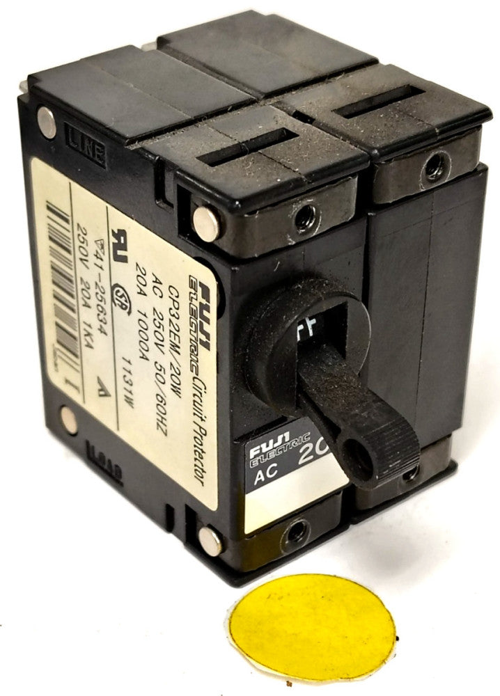 FUJI ELECTRIC CIRCUIT PROTECTOR CP32EM/20W AC 250V 50/60HZ