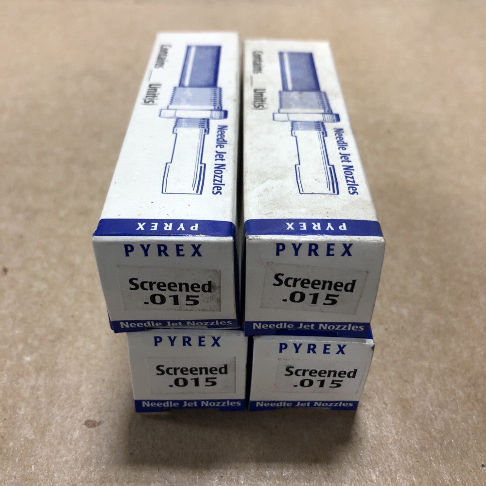 NEW Gatewood Needle Jet Nozzle .015 Stainless Steel Screened (LOT OF 4)