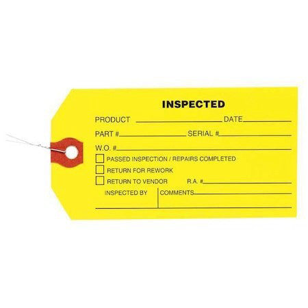 Zoro Select 1Hab4 Tag, Paper, 2 3/8 In Width, 4 3/4 In Height, ,1000 Pk