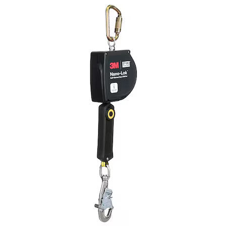 3M Dbi-Sala 3100263 Nano-Lok(R) Self Retracting Lifeline, 20 Ft. Length, Swivel