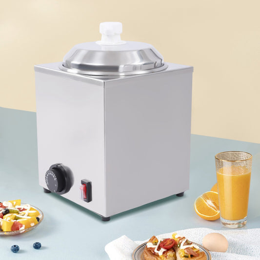 2.4 Qt Hot Fudge Cheese Warmer Dispenser with Pump Single Head Dispenser Machine