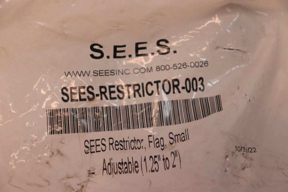 SEES Elevator Door Restrictor Flag Small Adjustable 1.25"-2" SEES-RESTRICTOR-003