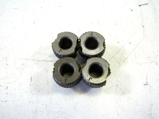 (SF28-4) J x 7/16 x 1/4" Slip Fixed Renewable Drill Bushings NEW - Lot of 4 