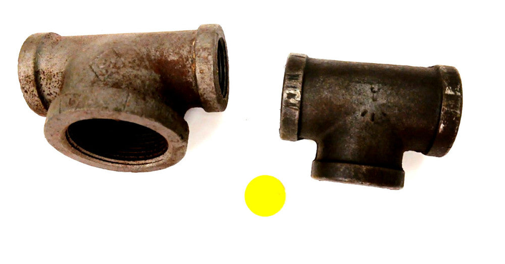 PIPE FITTINGS (LOT OF 2) TEES