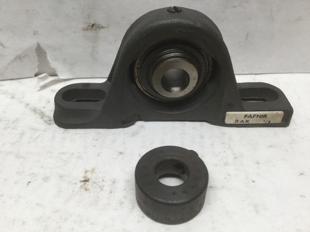 FAFNIR RAK 1/2 ” Industrial Duty Carrier Bearing W/Collar