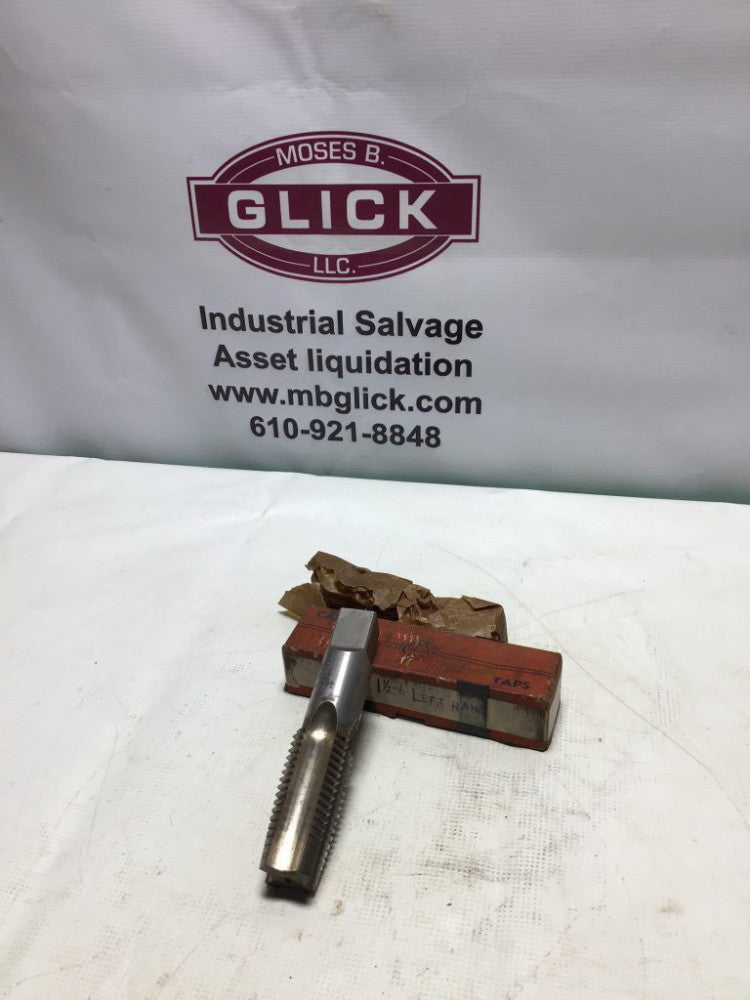 Card High Speed Steel Hard Tap 1 1/2"-6" Left Hand