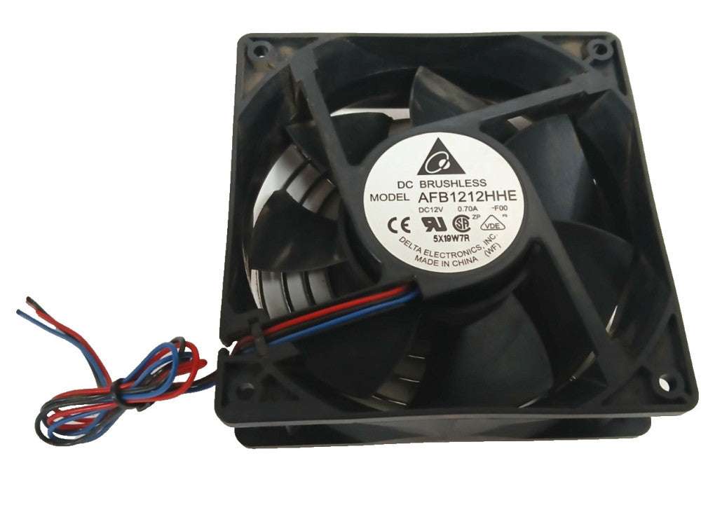 DELTA DC BRUSHLESS COOLING FAN MODEL AFB1212HHE DC12 VOLTS 0.70A 5.2 WATTS 44DB