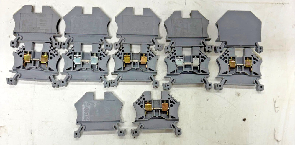 KEMA TERMINAL BLOCK EURO 4 03ATEX2118U 750V 4MMSQUARED LOT OF 10 OAL 1-7/8
