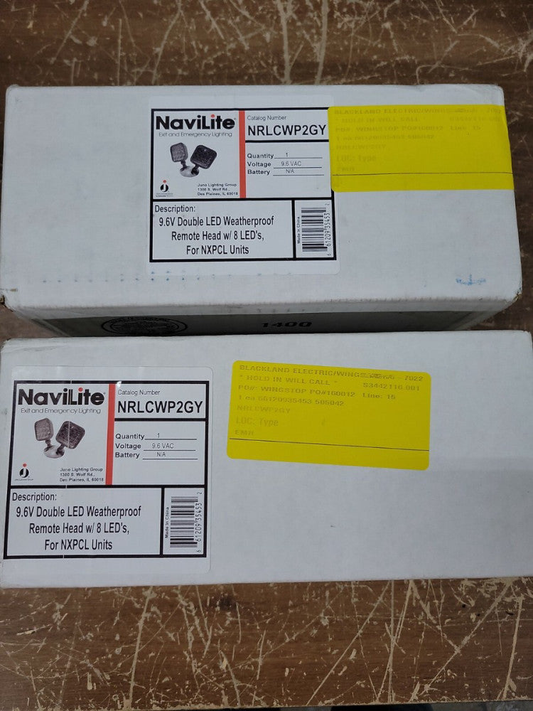 1 NEW NAVILITE NRLCWP2GY LED