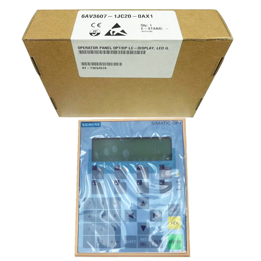 New In Box SIEMENS 6AV3607-1JC20-0AX1 6AV3 607-1JC20-0AX1 Touch Screen