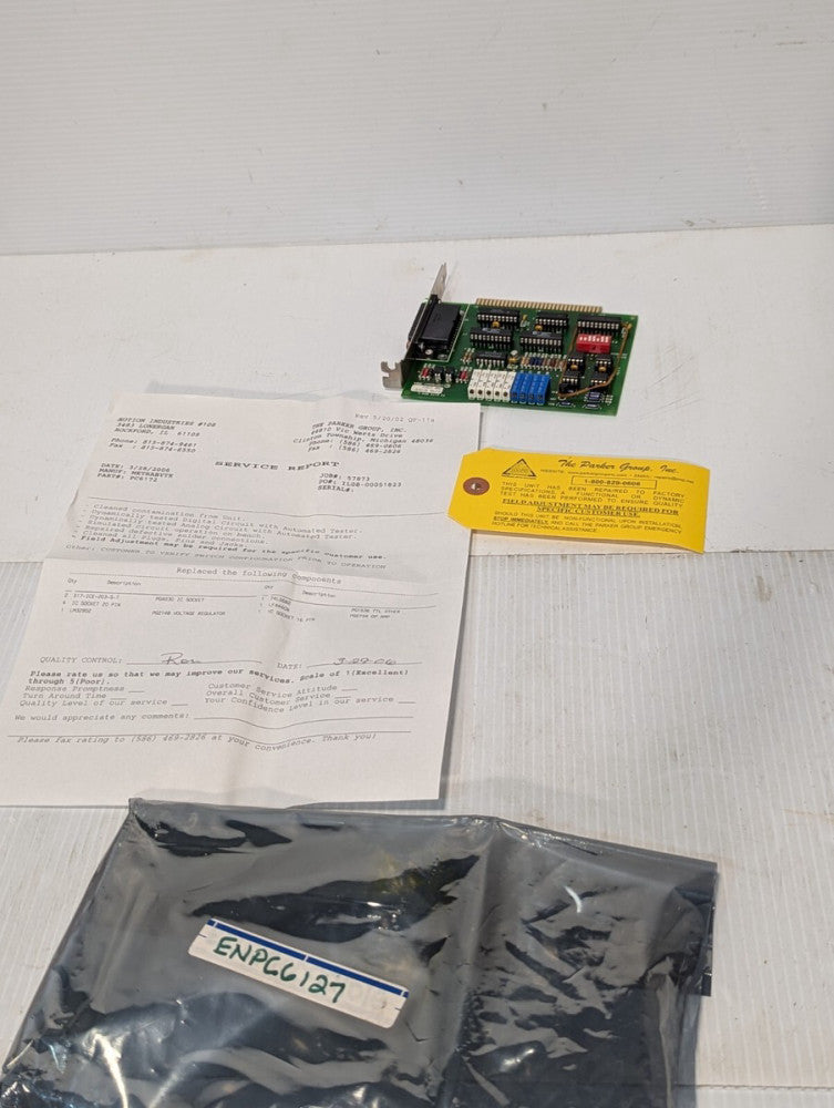 Metrabyte PC-6172 Data Acquisition Card Circuit Board Rev C, 61700 9210/G
