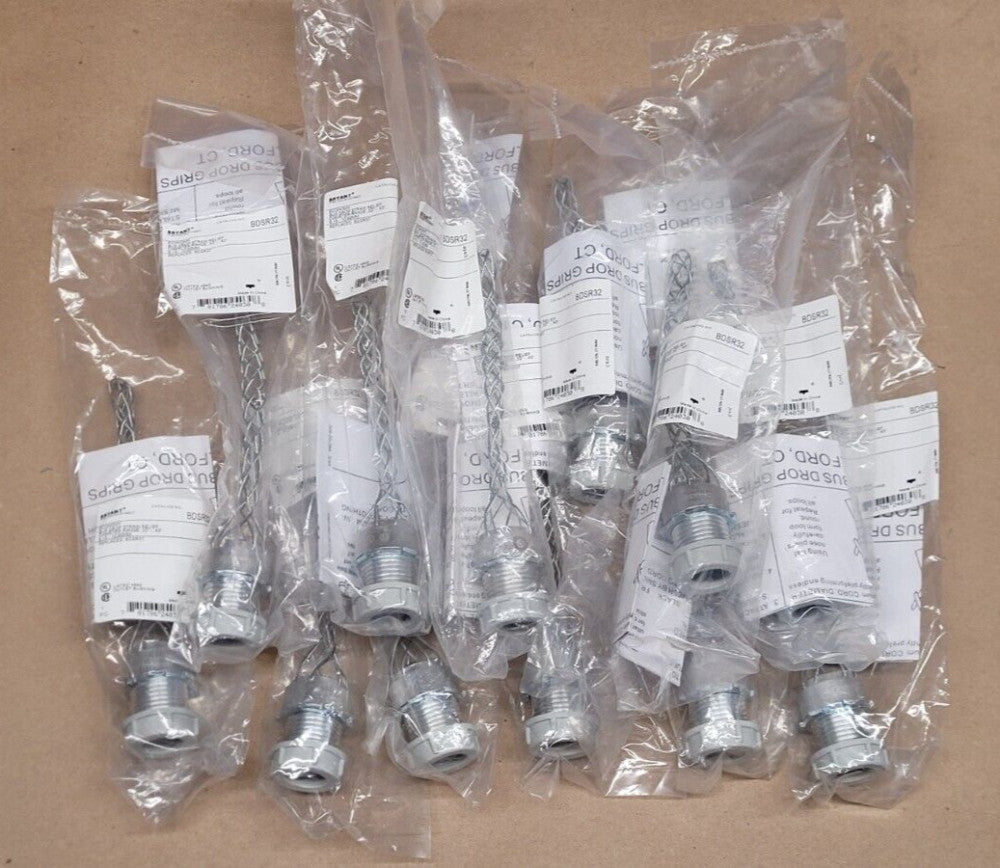 Lot of 12 Bryant BDSR32 1/2" Bus Drop Strain Relief .32-.43" Range