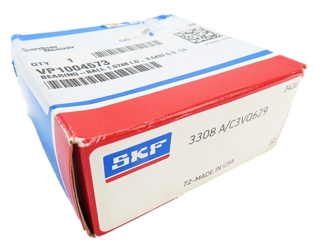 SKF 3308 A/C3VQ629 Gardner Denver VP1004573 40x90x36.5mm Factory Sealed NIB
