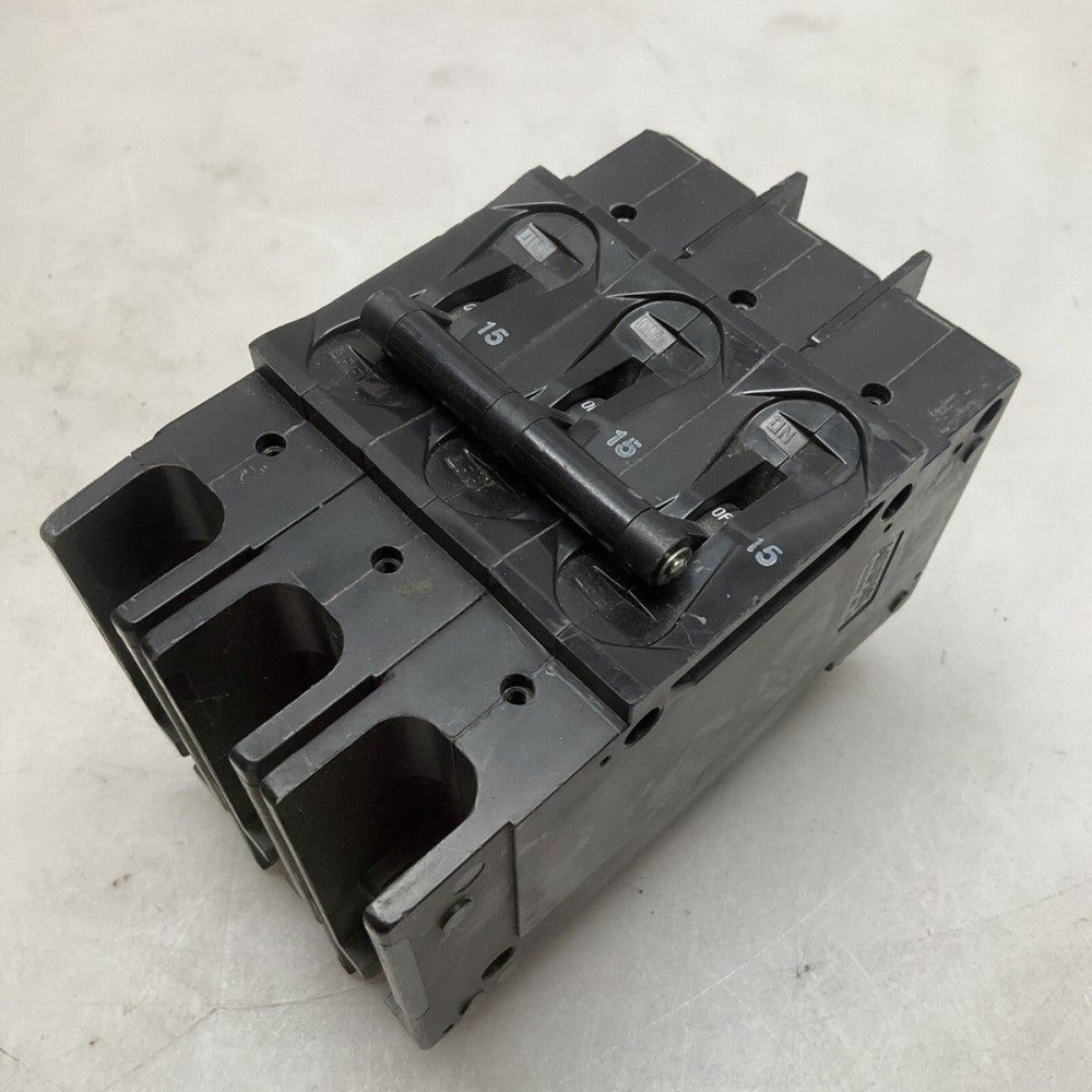 Airpax 219-3-1-66F-7-8-15 Breaker 3-Pole 15 Amp 600v AC 18.8 Trips Amps 50/60 HZ