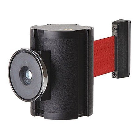 Lavi Industries 50-41300Mg/Wb/Rd Retractable Belt Barrier, Black, 15 Ft Length,