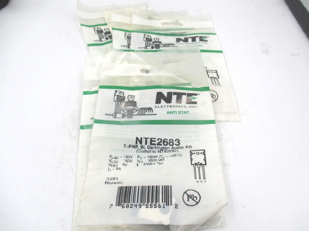 NTE Electronics (NTE2683)160 V 8 A 20MHz 3.5 W Through Hole Transistor - Qty 5