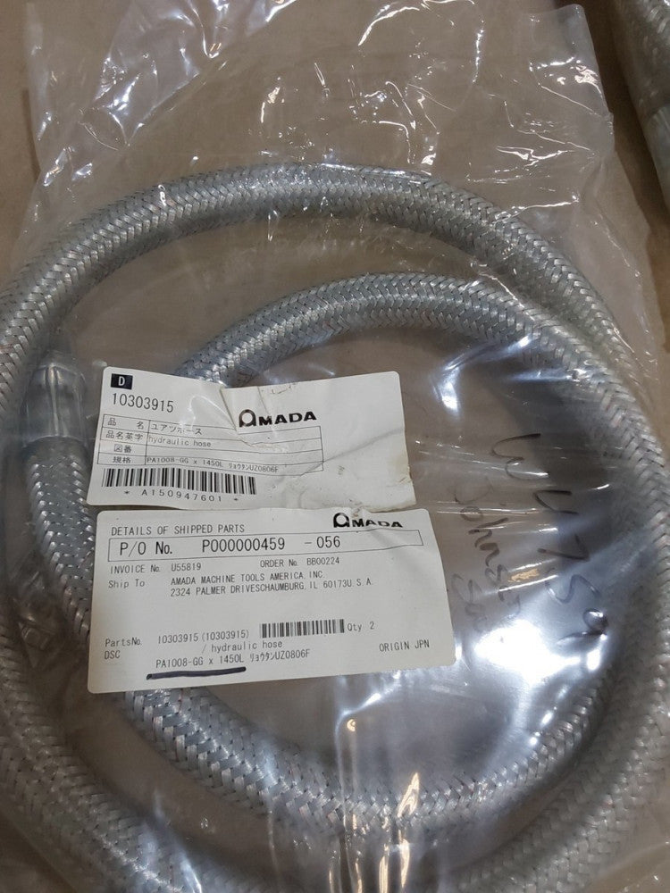 AMADA HYDRAULIC HOSE 10329054 STEEL BRAIDED