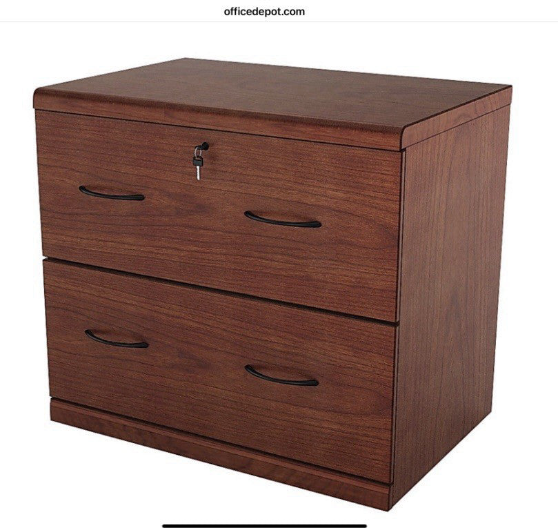 Z-Line Designs 2 Drawer Lateral File Espresso Cabinet - Black