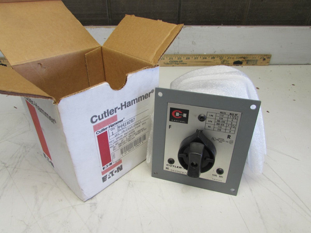 CUTLER HAMMER 9441H287 REV. DRUM SWITCH TYPE-DD1 FLUSH MOUNT NEW IN BOX M/OFFER 