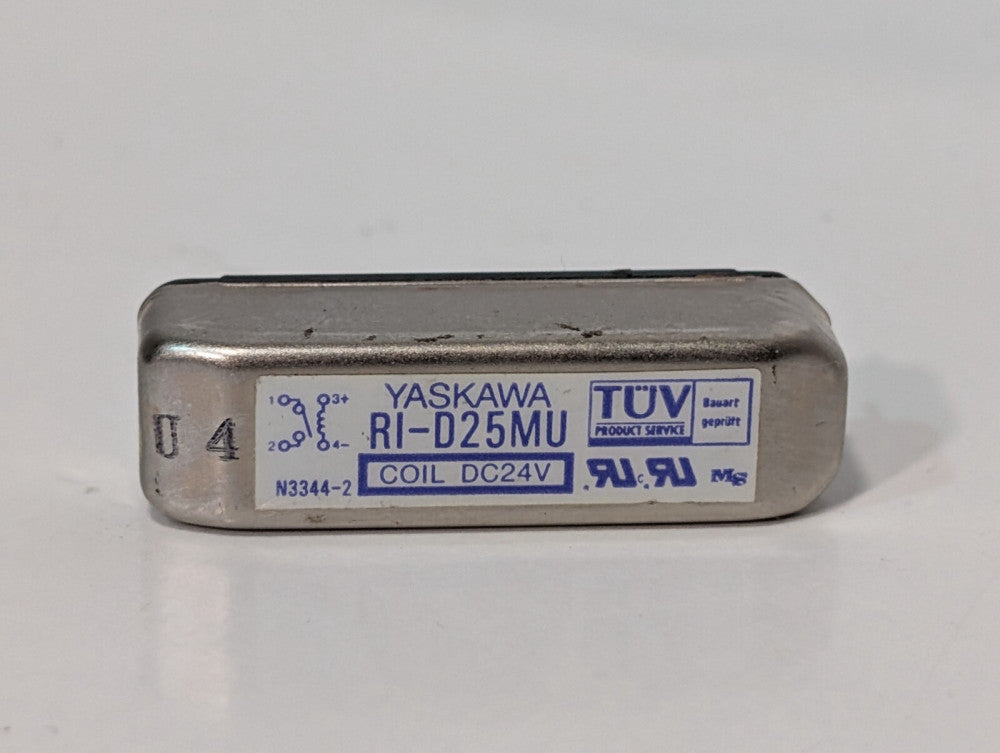 Yaskawa RI-D25MU Relay, 24VDC Coil, 4 Pin, Mori Seiki, Replaces RI-25DM RID25MCU