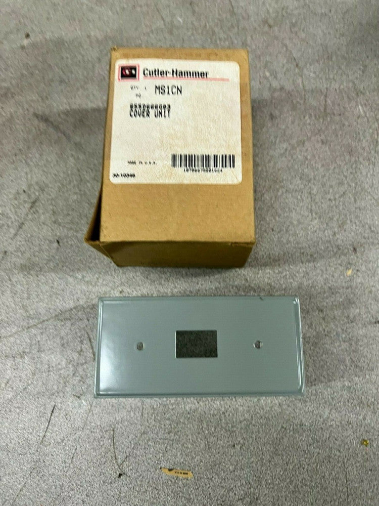 NEW IN BOX CUTLER HAMMER COVER UNIT MS1CN