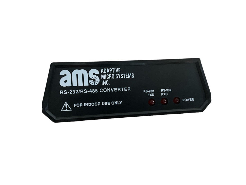 AMS RS-232/RS-485 10881111 CONVERTER 9 VAC 50/60 HZ .150A U3S