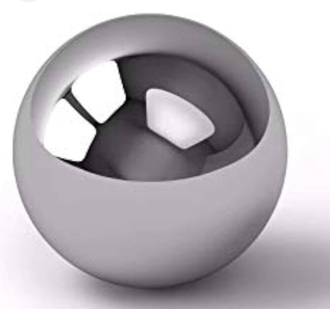 (100) 3/16" Inch Chrome Steel Bearing Balls (G25 Precision - AISI 52100)