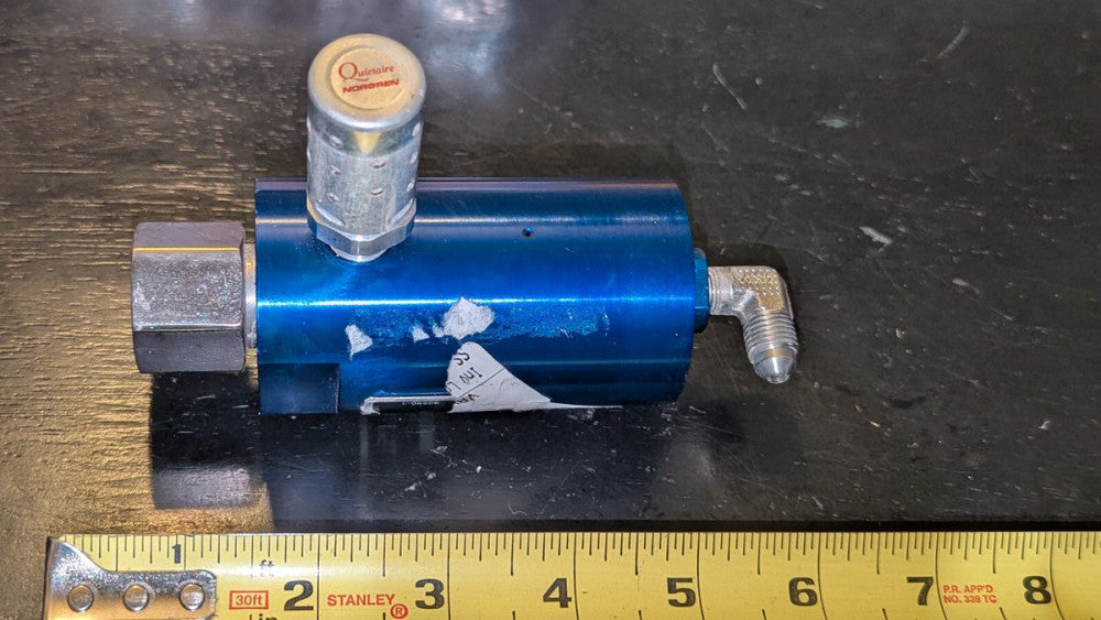 Hydraulics International Unloading Valve  50:1 UV-50 & Norgren QuietAire Muffler