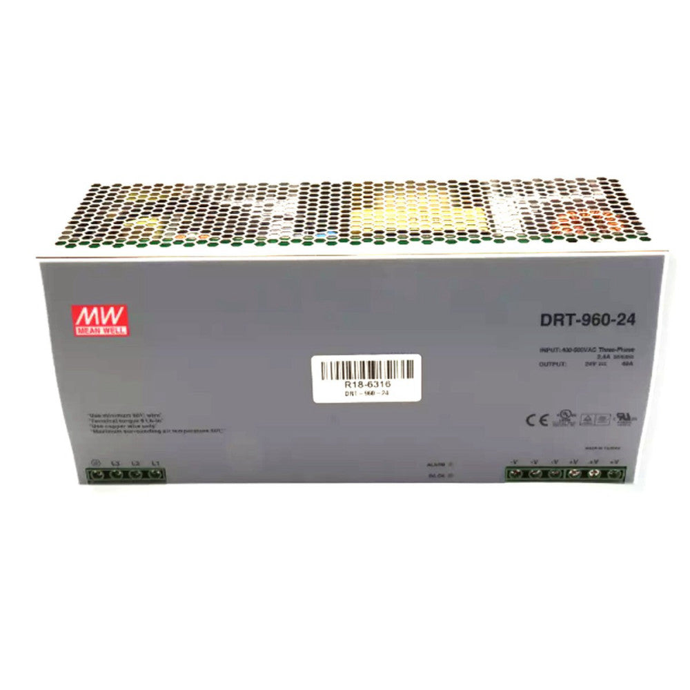 1PCS New Mean Well DRT-960-24 AC/DC Power Supply Single-OUT 24V 40A 960W