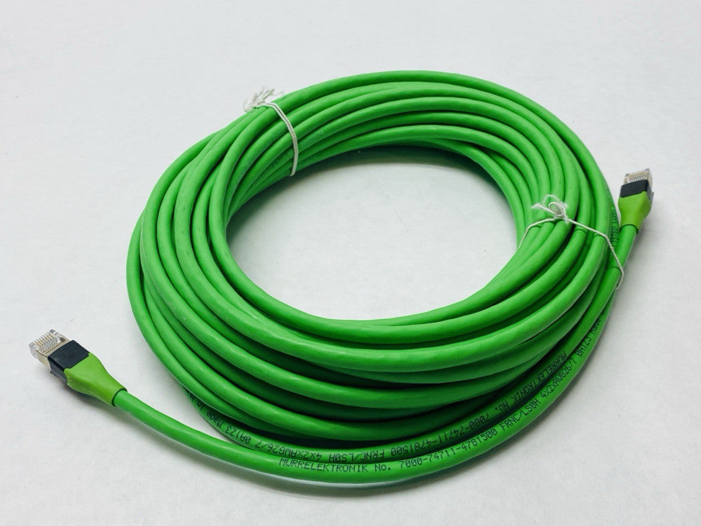 Murr Elektronik 7000-74711-4781500  Industrial Ethernet Cord RJ45 15m FRNC/LS0H