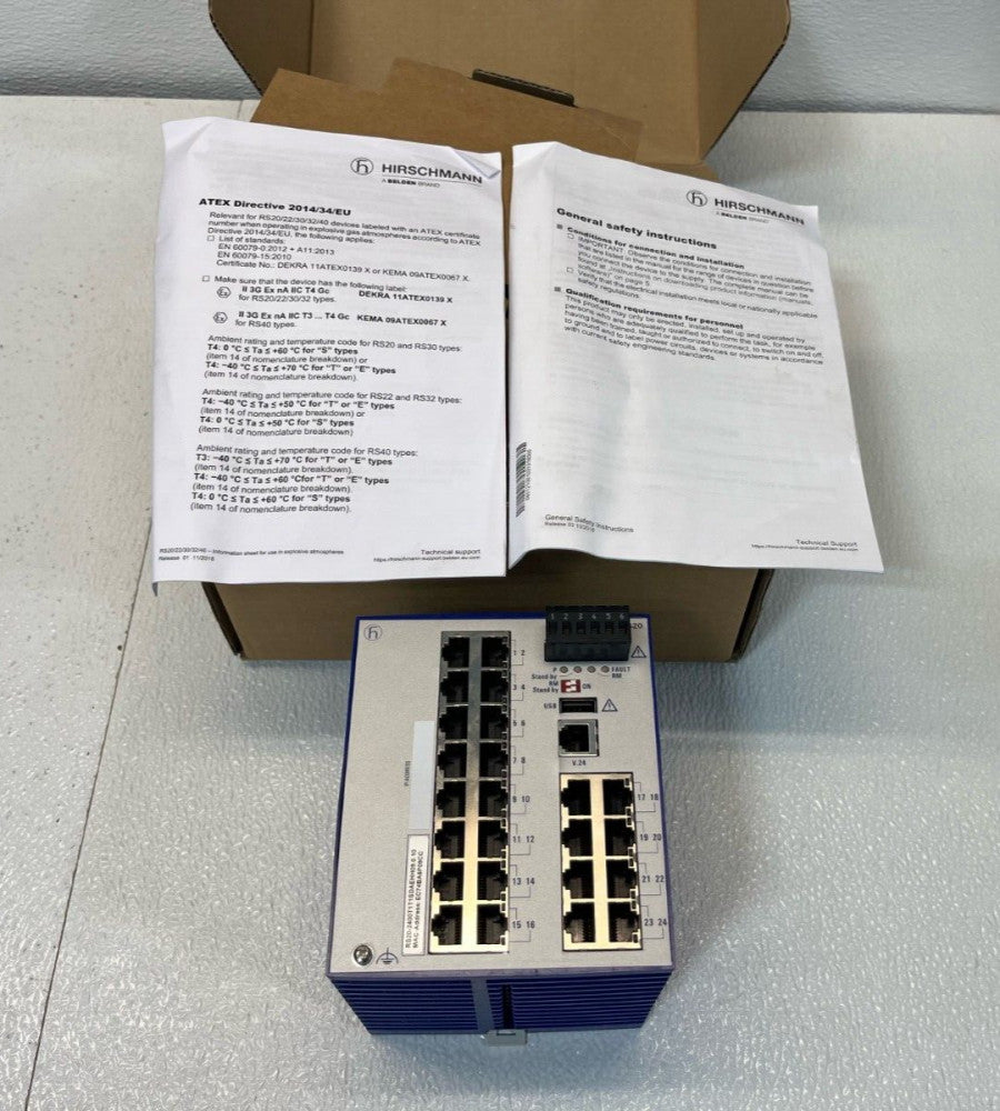 Hirschmann RS20-2400T1T1SDAE 09.0.10 Rail Switch