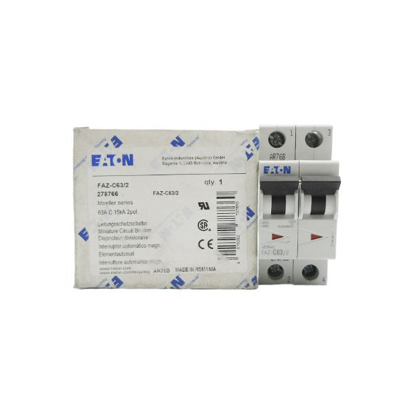 EATON FAZ-C63/2 278766 400/415V 63A NSMP