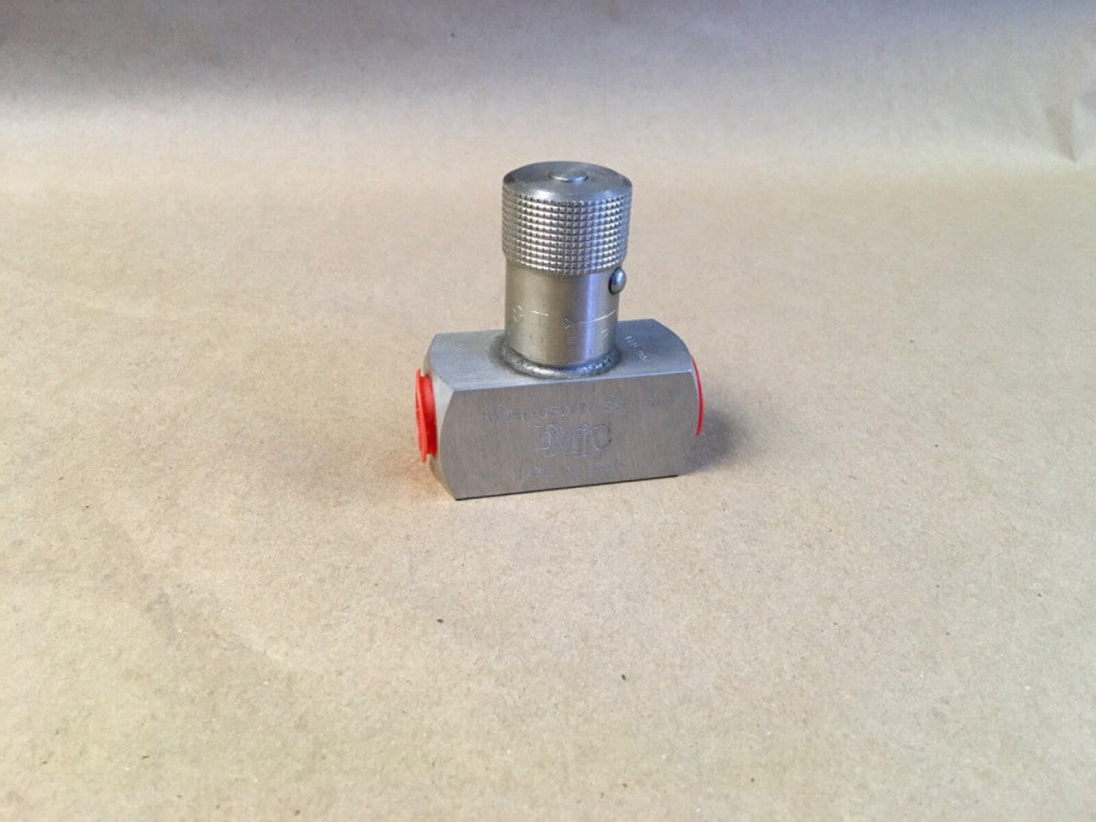 DMIC Needle Valve NV2H-0500N/ 5000PSI, 345 Bar Max (KB)