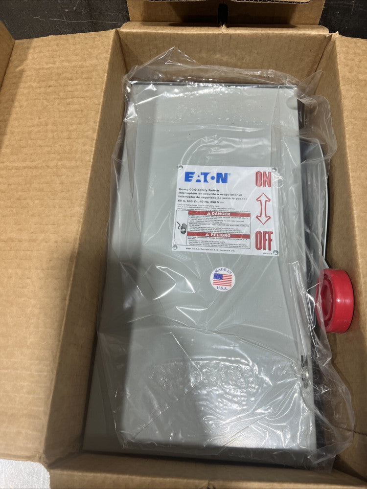 EATON CORPORATION DH362FRKJ Heavy Duty Safety Switch Nos Surplus