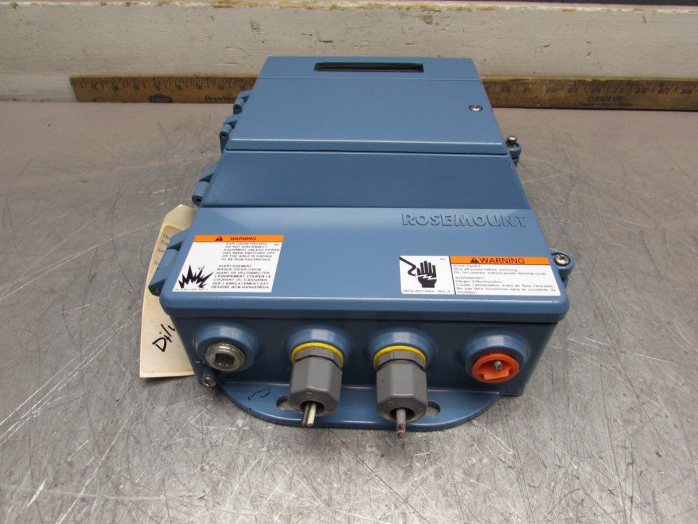 ROSEMOUNT, 8712ESR1A1NADTM4B6, HART 8712 TRANSMITTER XLNT TAKE OUT! MAKE OFFER!!