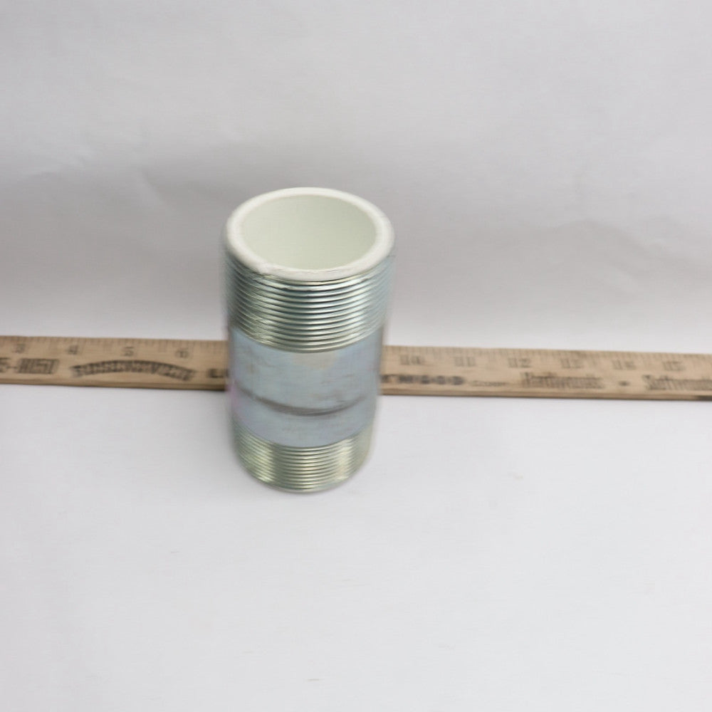 Dielectric Nipple w/ Pex Insulator Galvanized Steel 2" x 4"