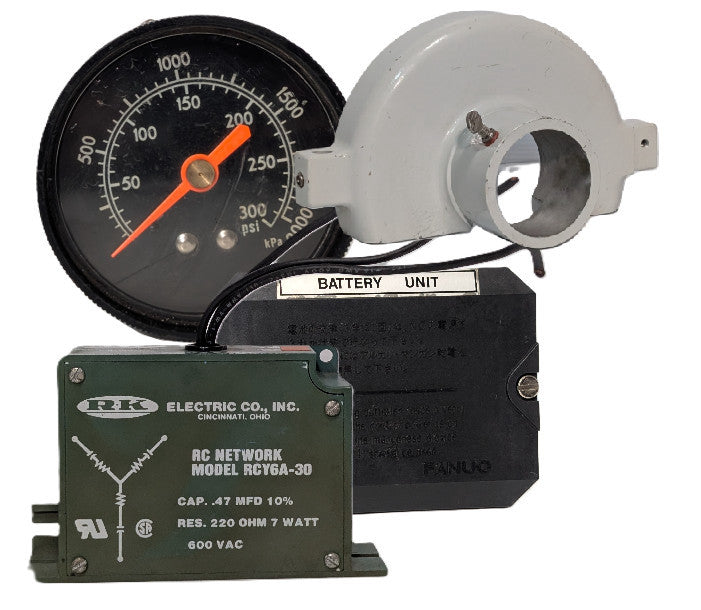ASME-B40.1 Pressure Gauge, Fanuc N65TD399 Battery Unit, RK Network Filter, Hrdwr