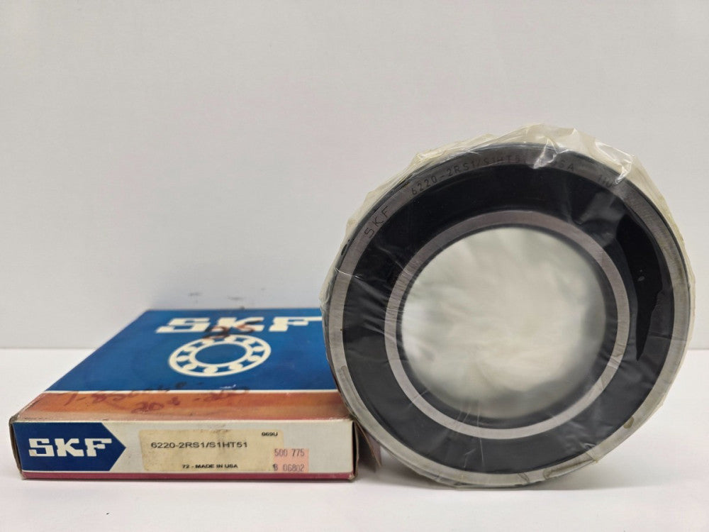 NEW IN BOX! SKF SINGLE ROW BALL BEARING 6220-2RS1/S1HT51
