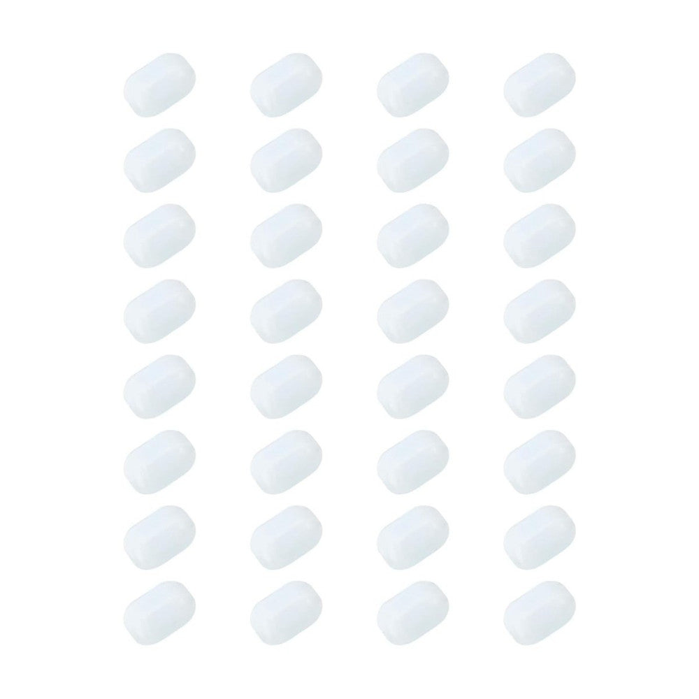 MECCANIXITY Magnetic Stirrer Mixer Stir Bar Rod 10mm/0.39" 10mm, White 