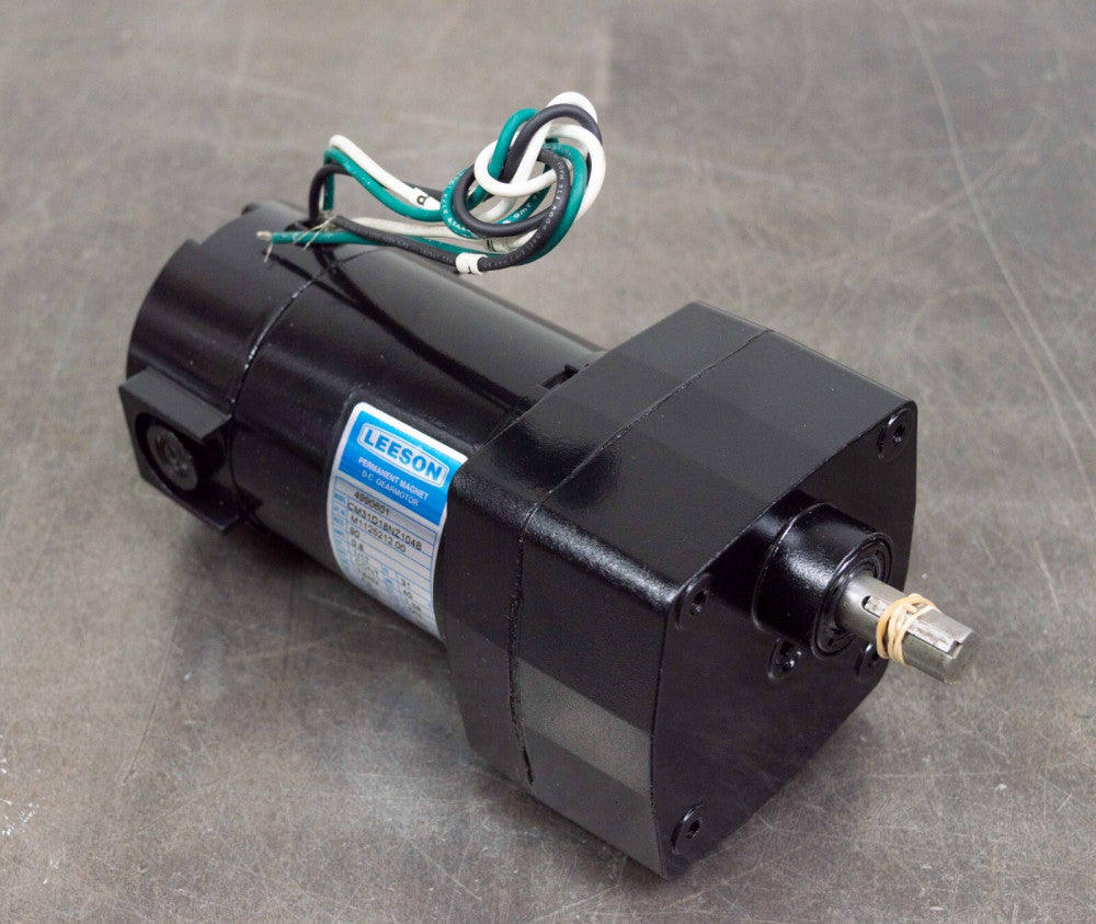 Leeson M1125212.00 Electric Motor 1/17 HP 30 Rpm 90 Volt DC 30 Frame 60:1 Ratio